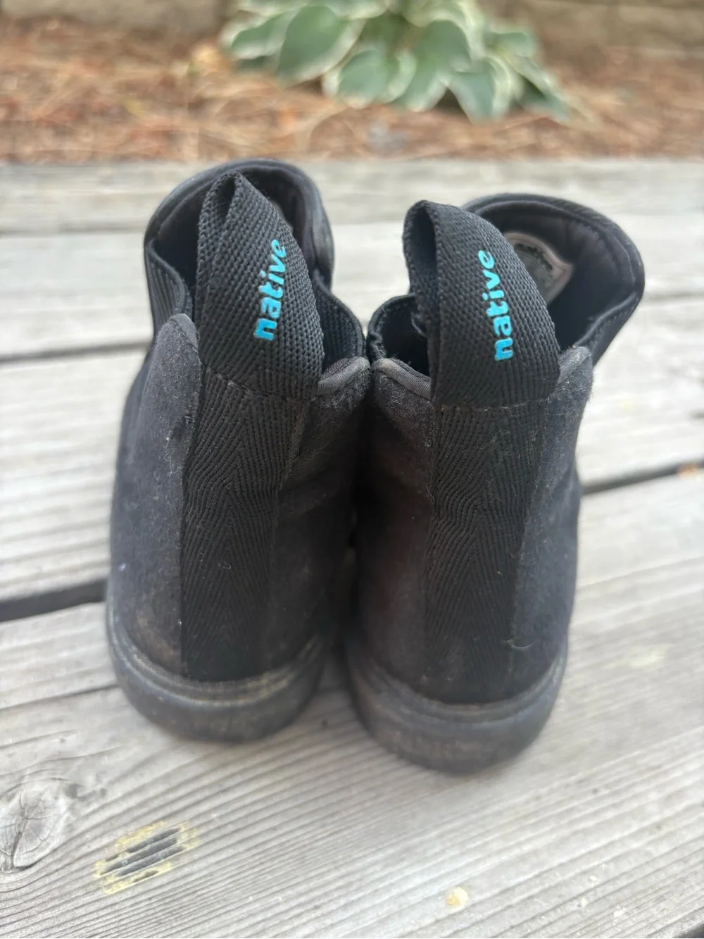 ToddlerBlack Slip-On Chelsea Work Boots